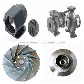 cast iron casting water pump spare parts ISO9001 ／ BV with polishing, sand blasting