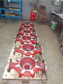 OEM grey iron casting water centrifugal pump housing chrome / nickel plating