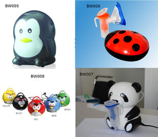 Cartoon Design Penguin Shape Piston Compressor Nebulizer Oxygen Concentrator Humidifier