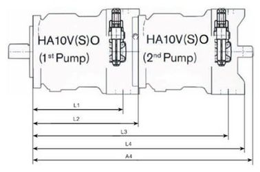 A10VSO28 Variable Displacement High Pressure Piston Pump For Ship Hydraulic System