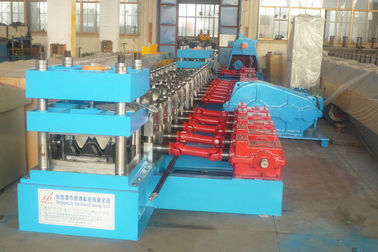 CNC Guardrail Beam Rolling Forming Machine 45 tims/min For Crash Barrier