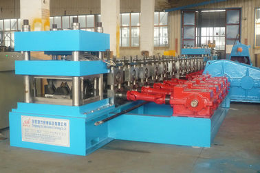 CNC Guardrail Beam Rolling Forming Machine 45 tims/min For Crash Barrier