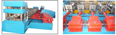 CNC Guardrail Beam Rolling Forming Machine 45 tims/min For Crash Barrier