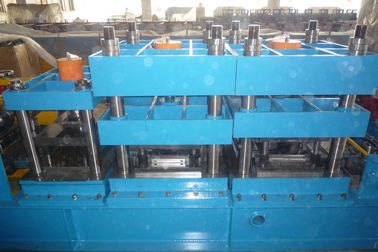 CNC Guardrail Beam Rolling Forming Machine 45 tims/min For Crash Barrier