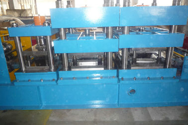 CNC Guardrail Beam Rolling Forming Machine 45 tims/min For Crash Barrier